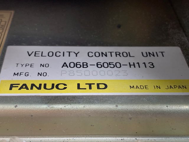 Fanuc コントロールユニット A06B-6050-H113