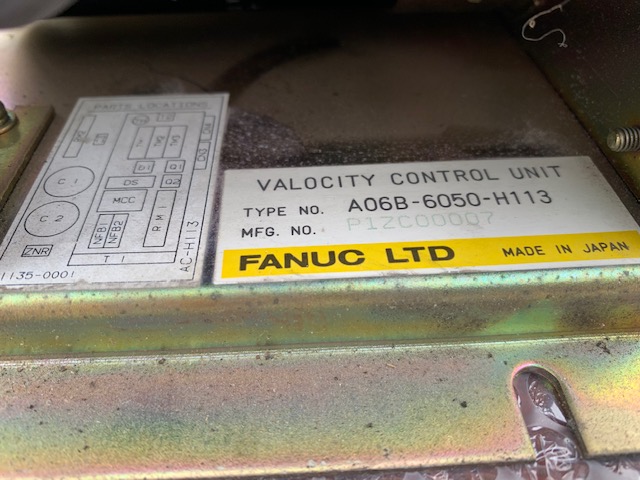 Fanuc コントロールユニット A06B-6050-H113