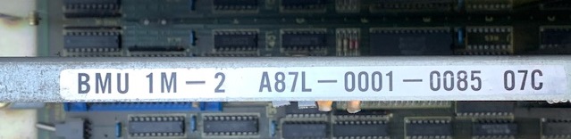 Fanuc メモリーユニット A87L-0001-0085
