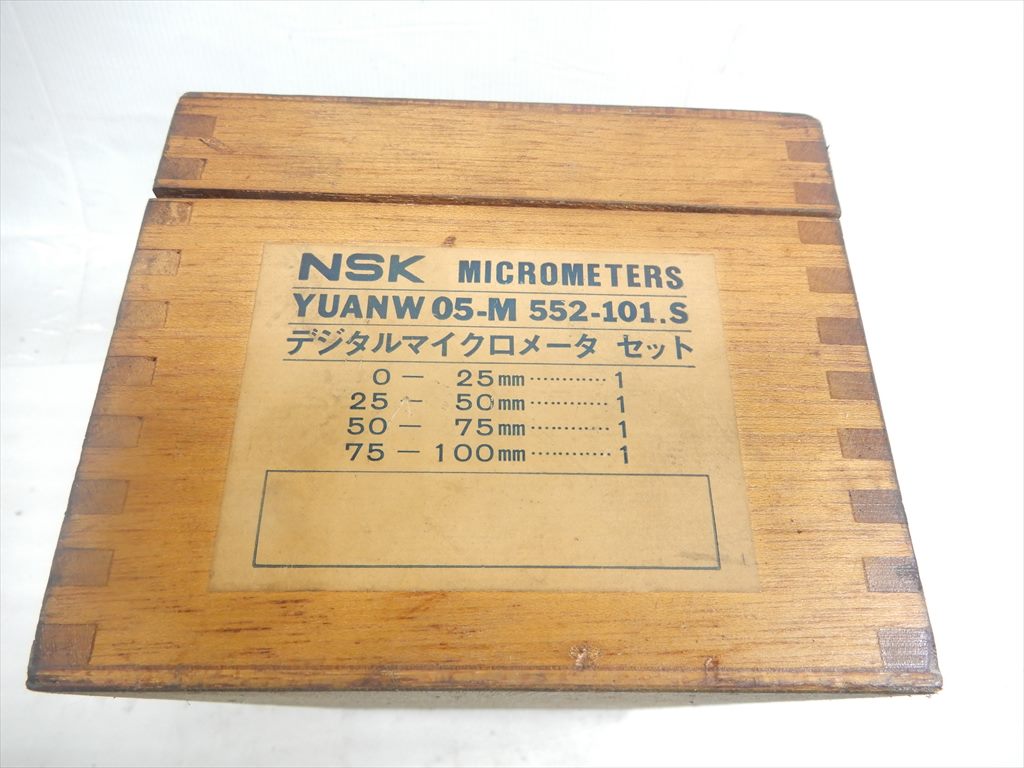 NSK デジタルマイクロメーターセット YUANW05-M　552-101,S