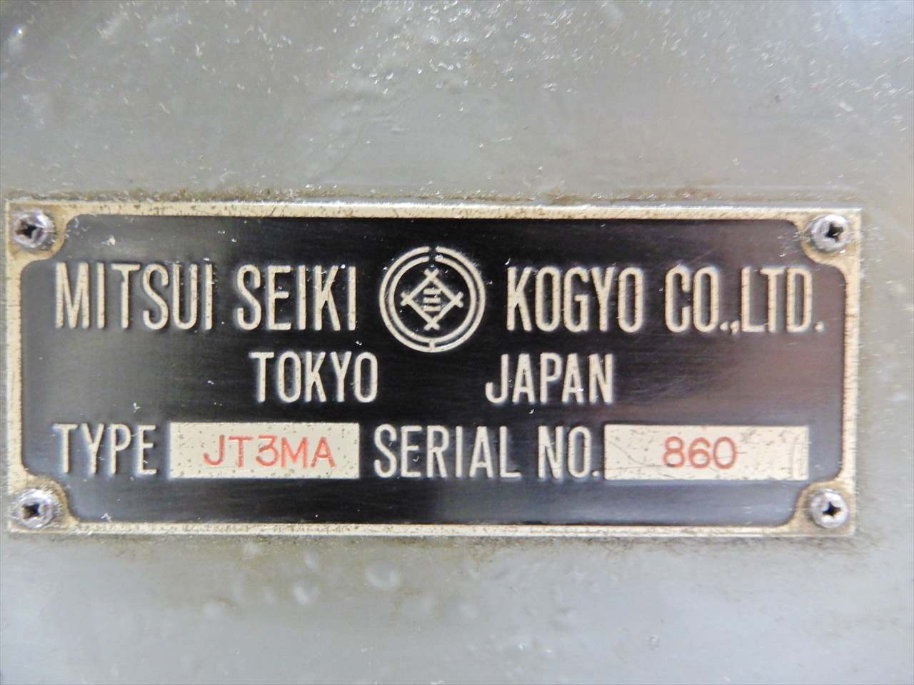三井精機 傾斜テーブル JT3MA