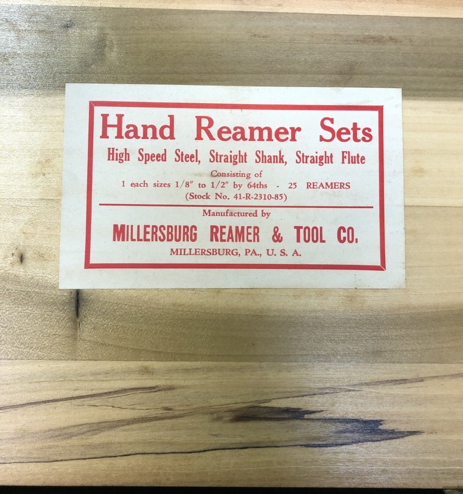 MILLERSBURG REAMER ハンドリーマセット　(25本) 不明