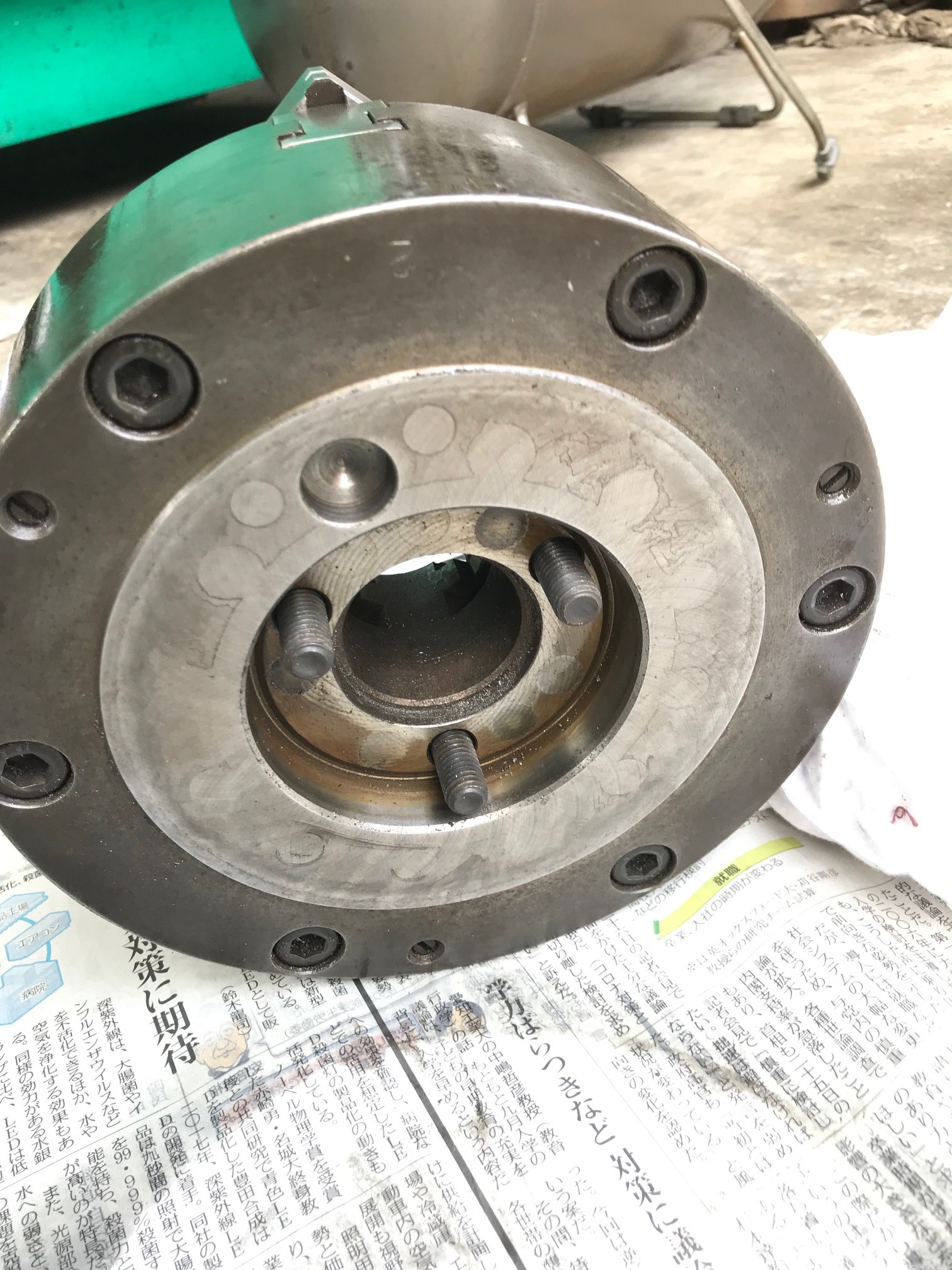 北川 3本締め7インチチャック KA5-190