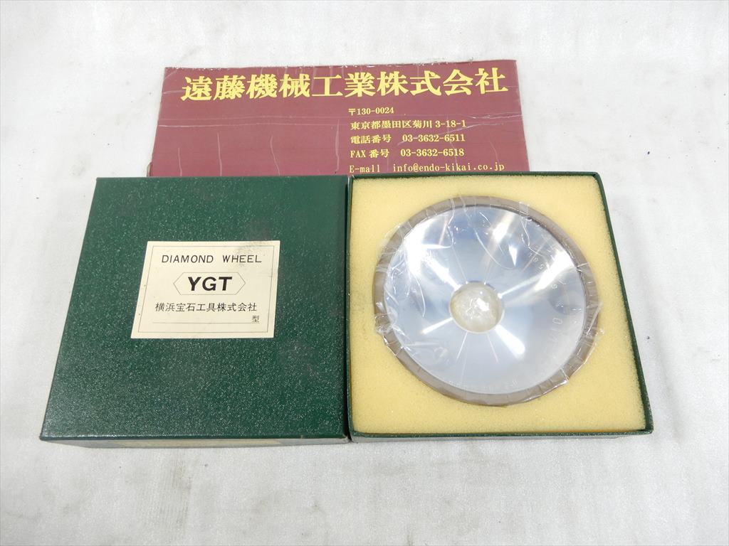 横浜宝石工具 ダイヤモンドホイール 125D×6W×2X×31,75H　未使用