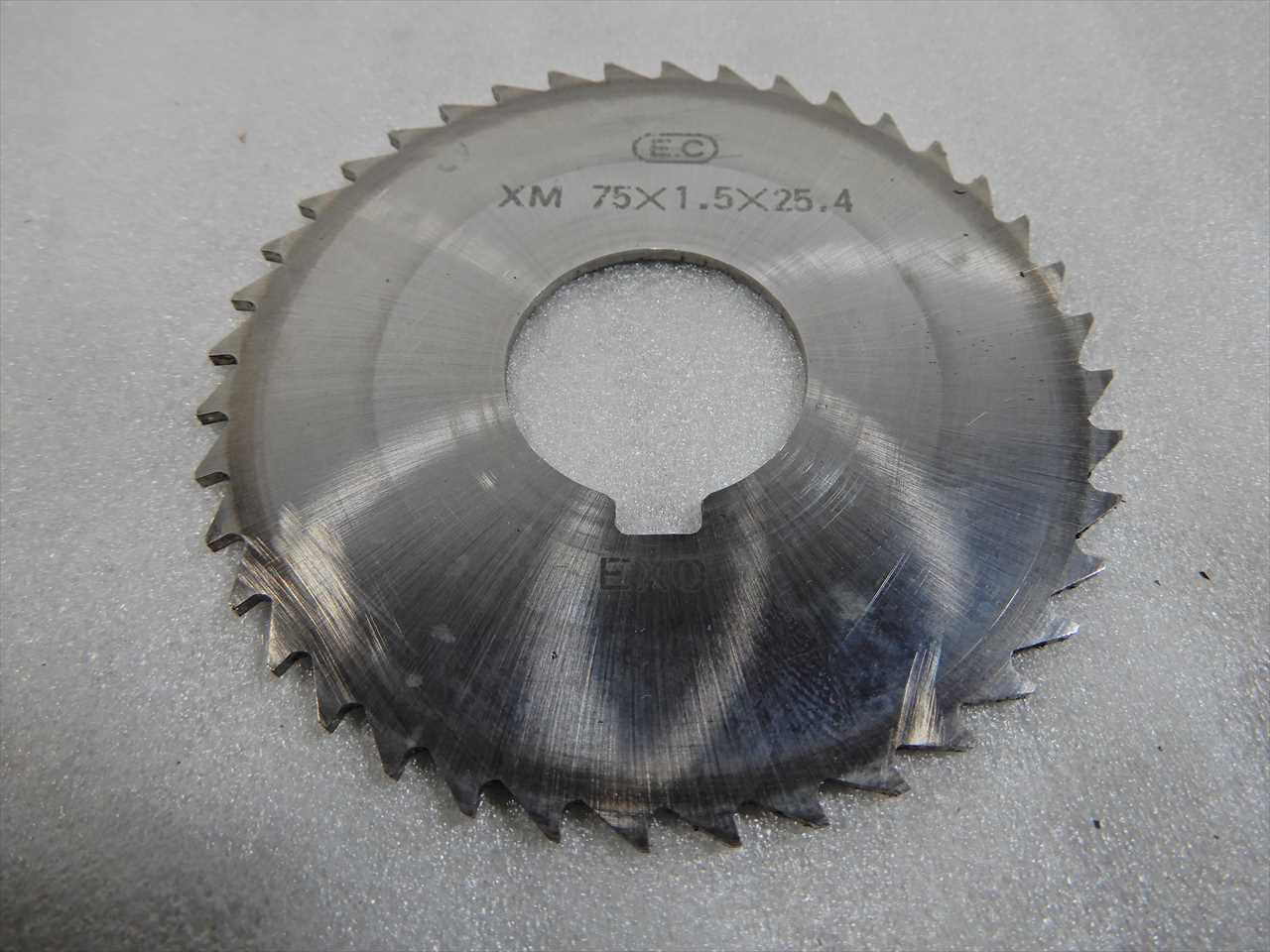 日本工具 メタルスリッティングソー 75×1.5×25.4