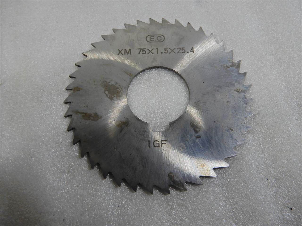 日本工具 メタルスリッティングソー 75×1.5×25.4