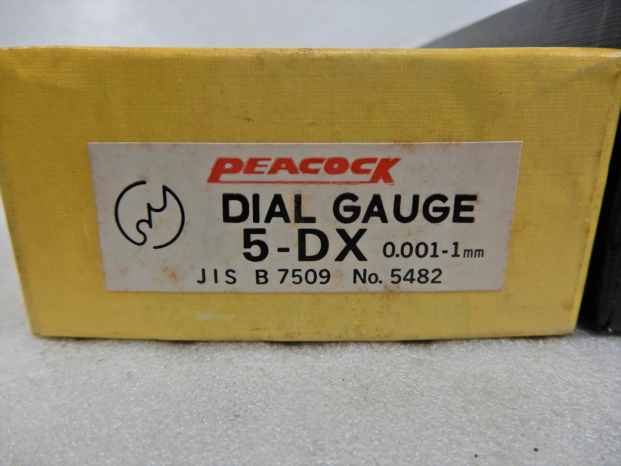 PEACOCK ダイヤルゲージ 0.001-1mm(5-DX)