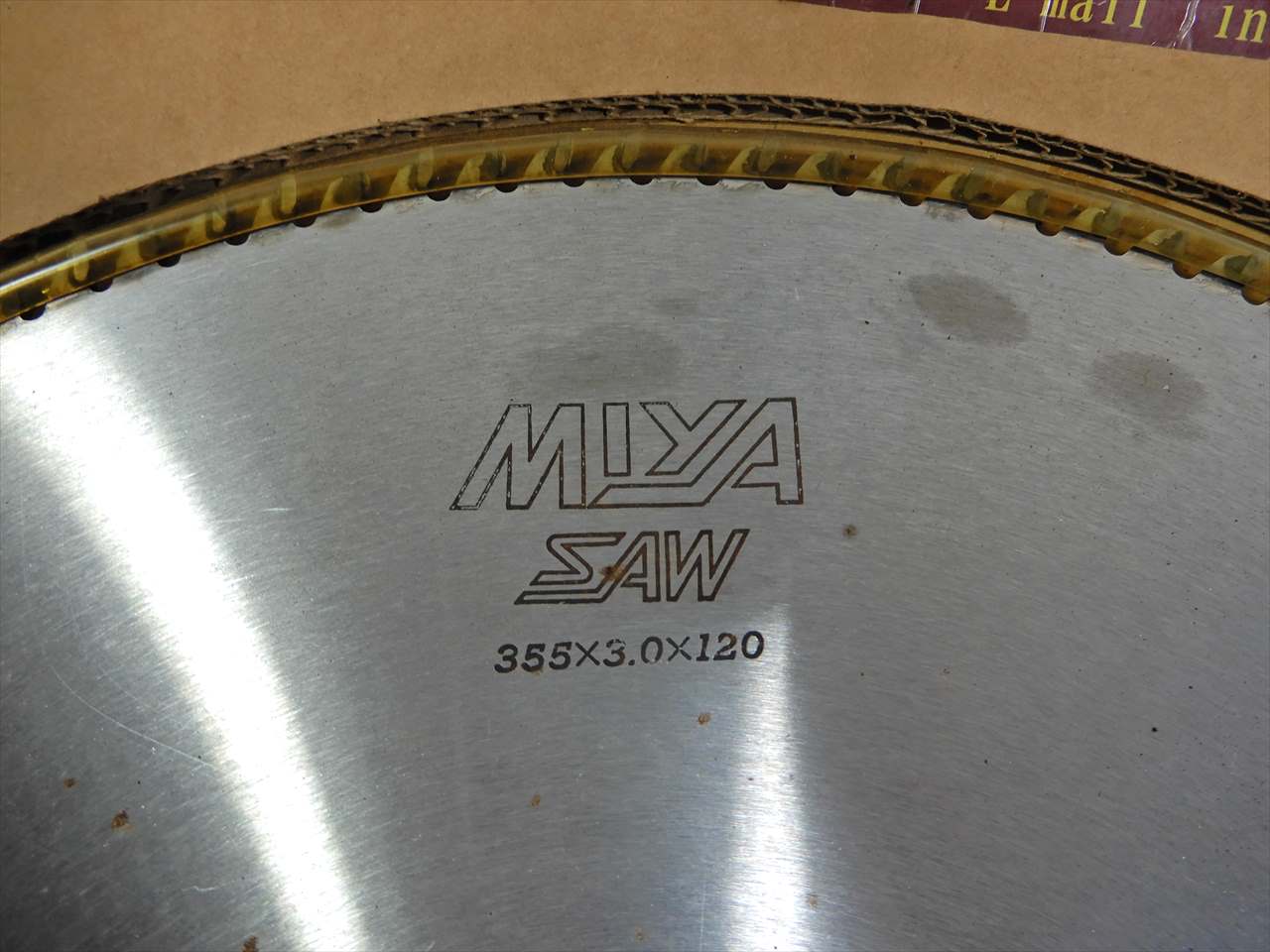 MIYA メタルソー 355×3.0×120