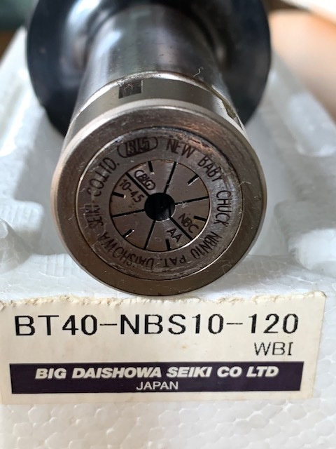 BIG,大昭和精機, NEWベビーチャック BT40-NBS10-120