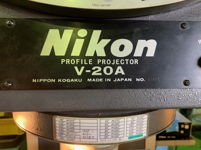 ニコン 投影機 V-20A