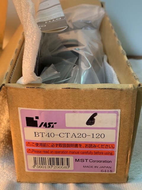 MST コレットホルダー BT40-CTA20-120