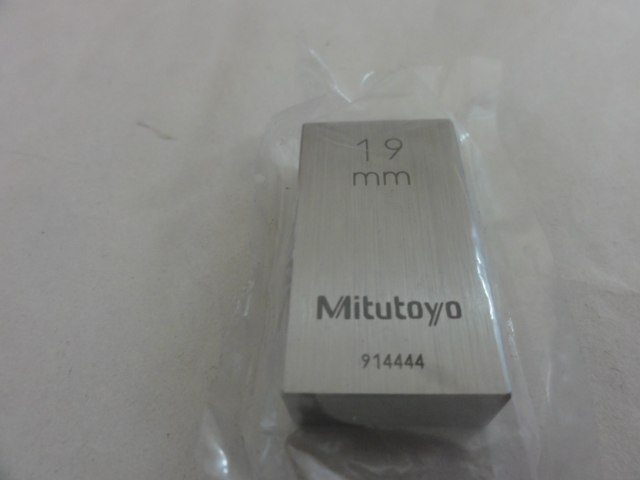 MITUTOYO｜ミツトヨ ブロックゲージ 19mm