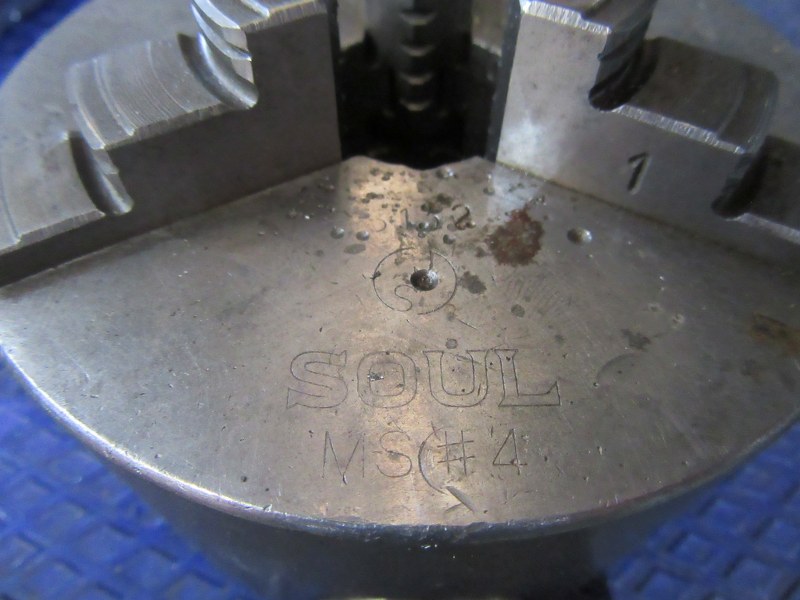 SOUL 3爪チャック（スクロールチャック） 4”チャック/φ110
