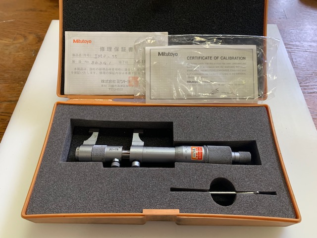 ミツトヨ キャリパー型内側マイクロメーター IMP-75