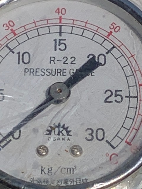 上田計器 圧力計 BT1/4 F    0～30kgf/cm2　　　　　R22      60