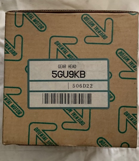 オリエンタルモーター ギヤーヘッド(新古品) 5GU9KB