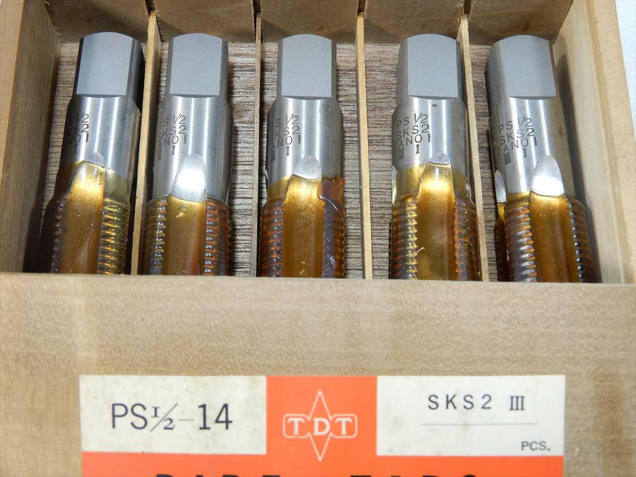 田野井 管用タップ 【未使用】PS1/2-14　5本