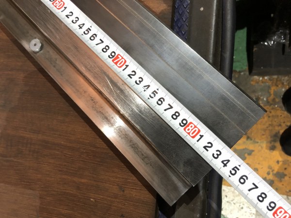 不明 ベンダー金型（パンチ) モジュラー金型（パンチ） L835mm
