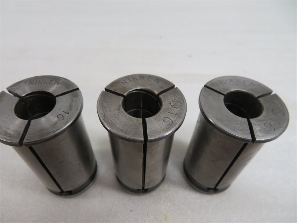 日研,NIKKEN, 日研ストレートコレット　KM32-16  3個SET KM32