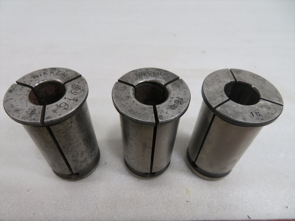 日研,NIKKEN, 日研ストレートコレット　KM32-16 3個SET KM32