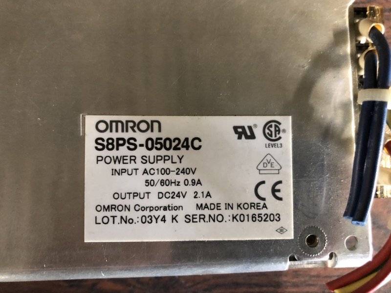 オムロン/OMRON スイッチング・パワーサプライ S8PS-05024C