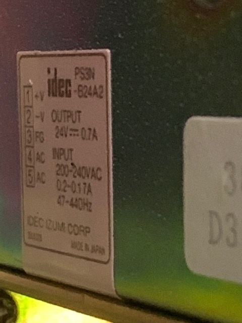 IDEC PS3N形スイッチングパワーサプライ PS3N-B24A2