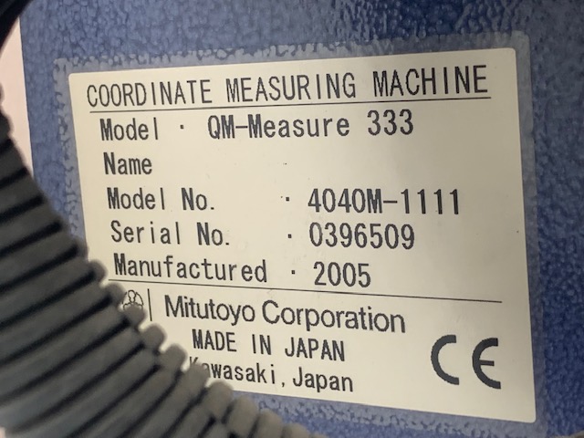 MITUTOYO｜ミツトヨ 三次元測定機 QM-Measure333