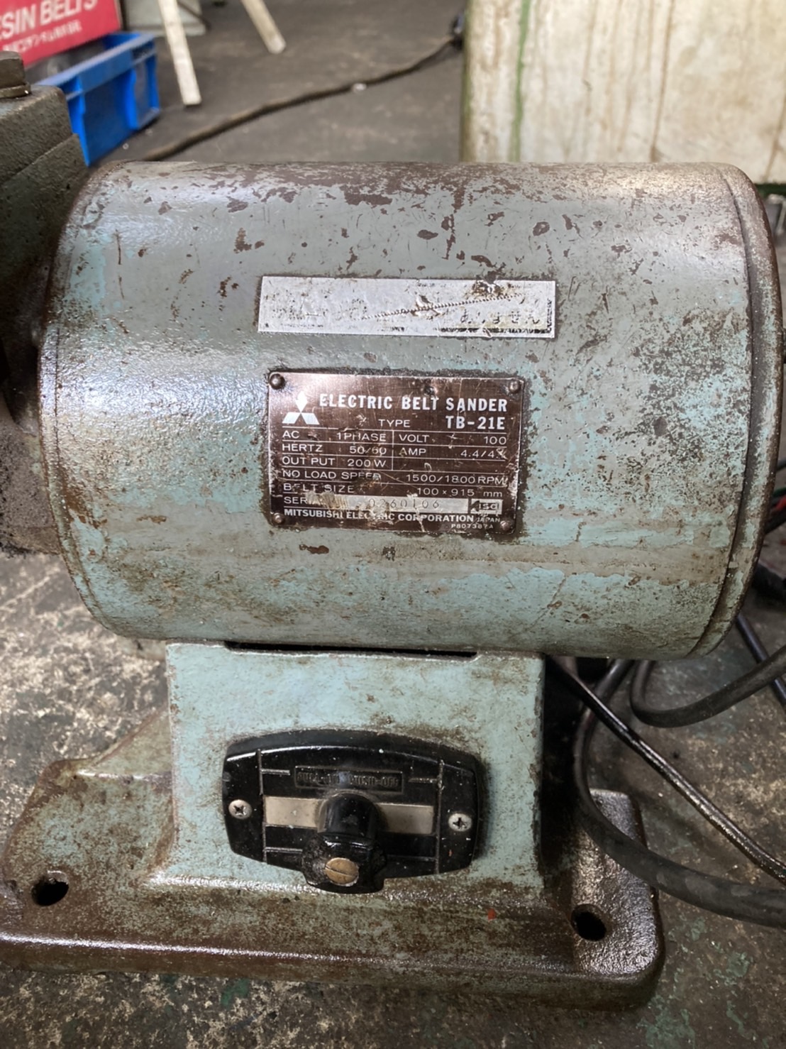 三菱電機 ベルトサンダー TB-21E