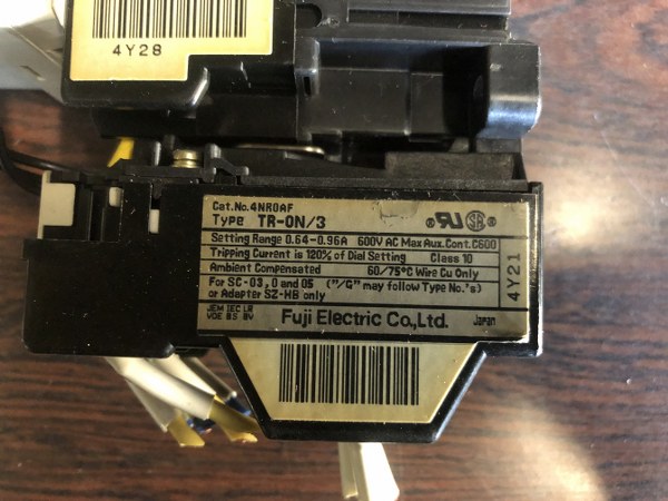 富士電機/FUJI ELECTRIC 標準形電磁接触器 不明