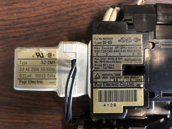 富士電機/FUJI ELECTRIC 標準形電磁接触器 不明