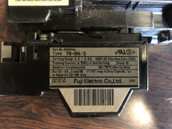 富士電機/FUJI ELECTRIC 標準形電磁接触器 不明