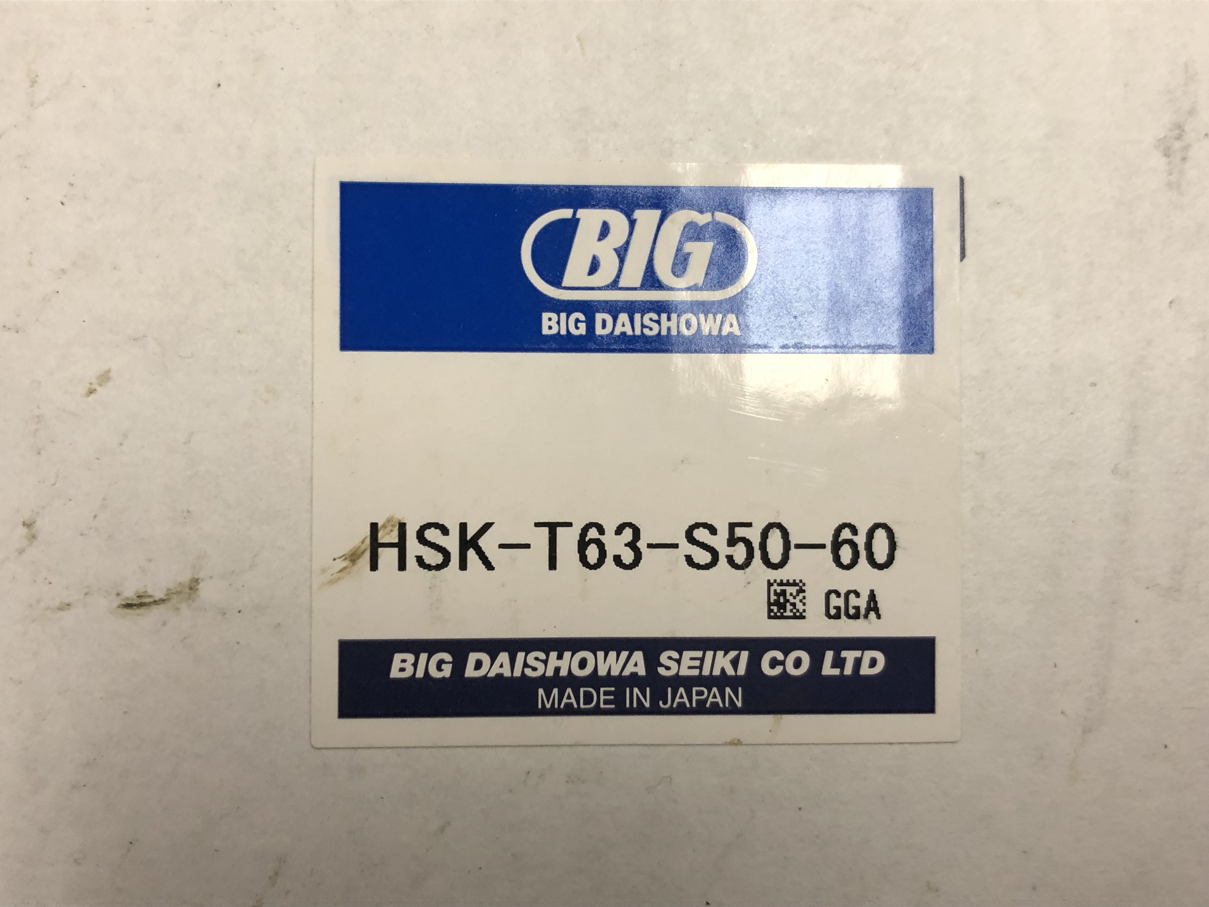 大昭和精機/BIG DAISHOWA 切削ホルダー HSK-T63-S50-60
