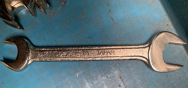  両口スパナ　新古品 17-19mm