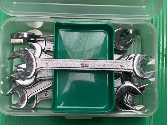  両口スパナ　新古品 17-14mm