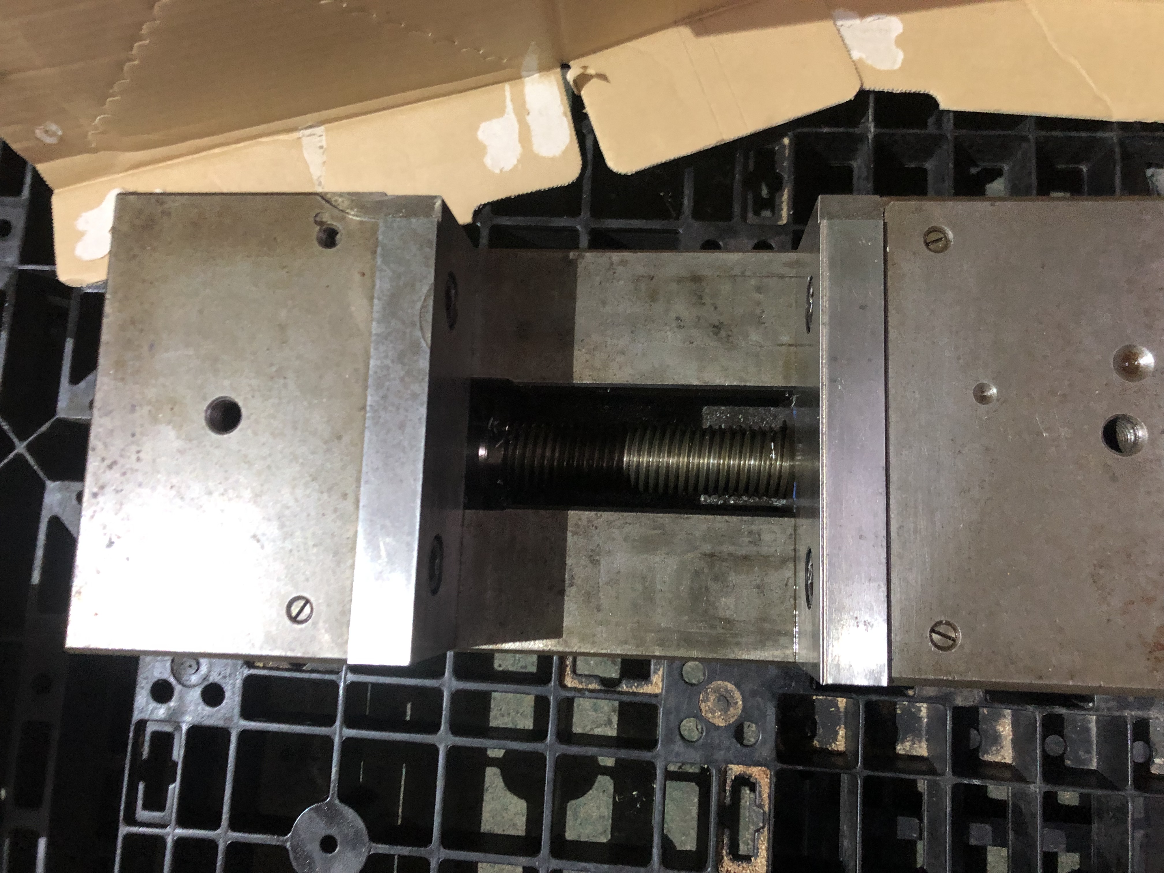 不明 油圧バイス 口幅150mm　口高60mm