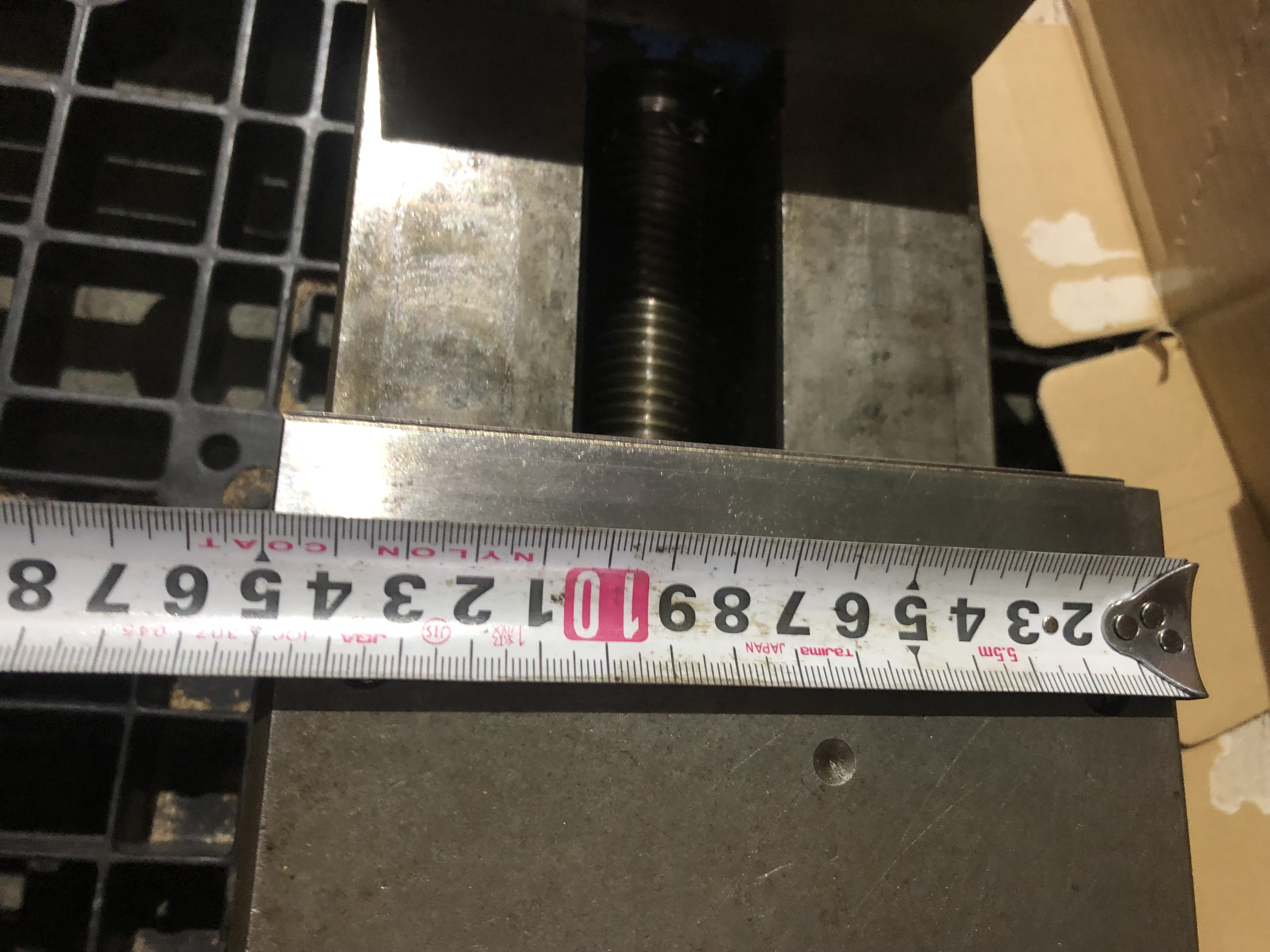 不明 油圧バイス 口幅150mm　口高60mm
