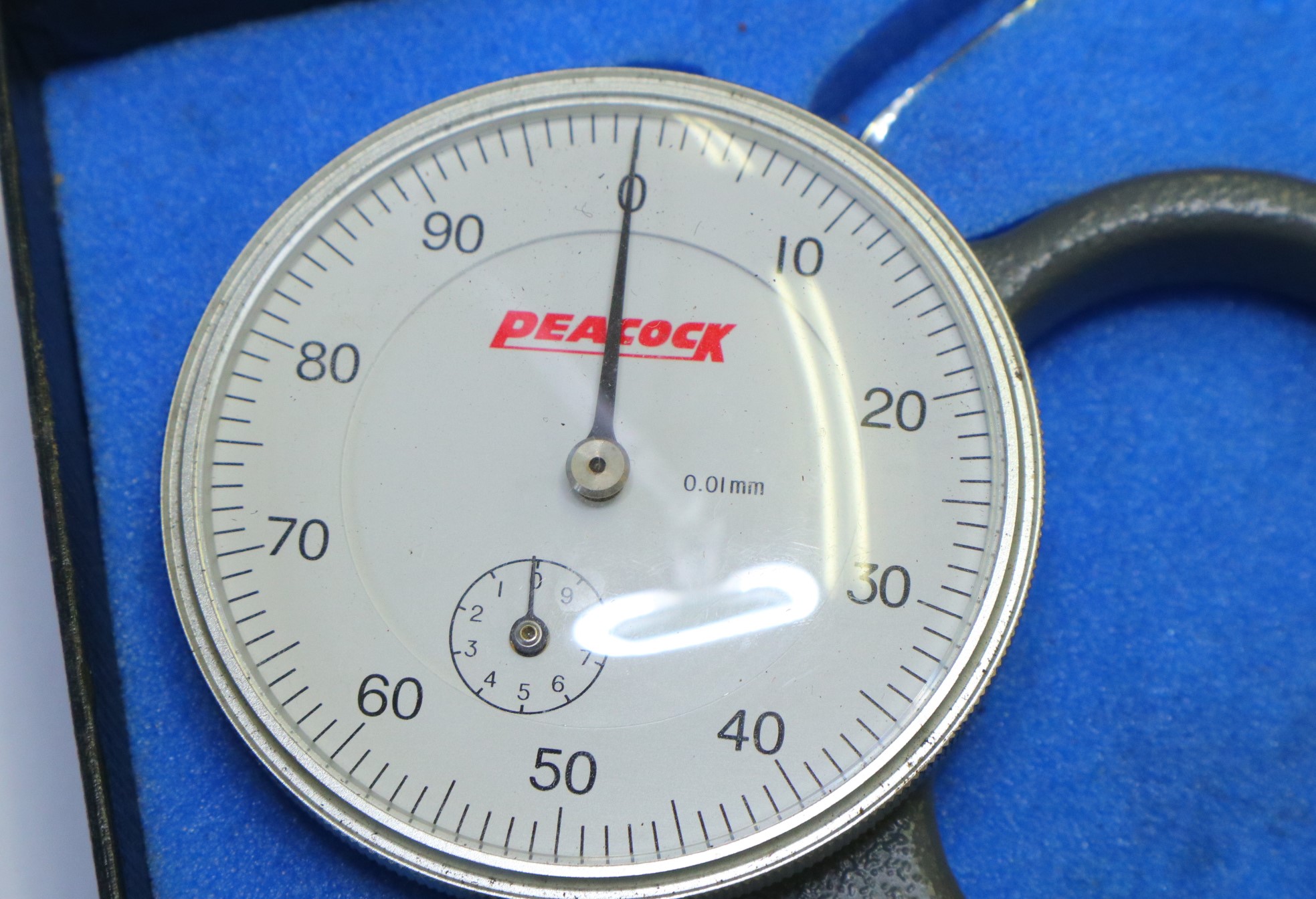 PEACOCK ダイヤルレンズゲージ PEACOCK　ダイヤルレンズゲージ　0-10mm　0.01mm