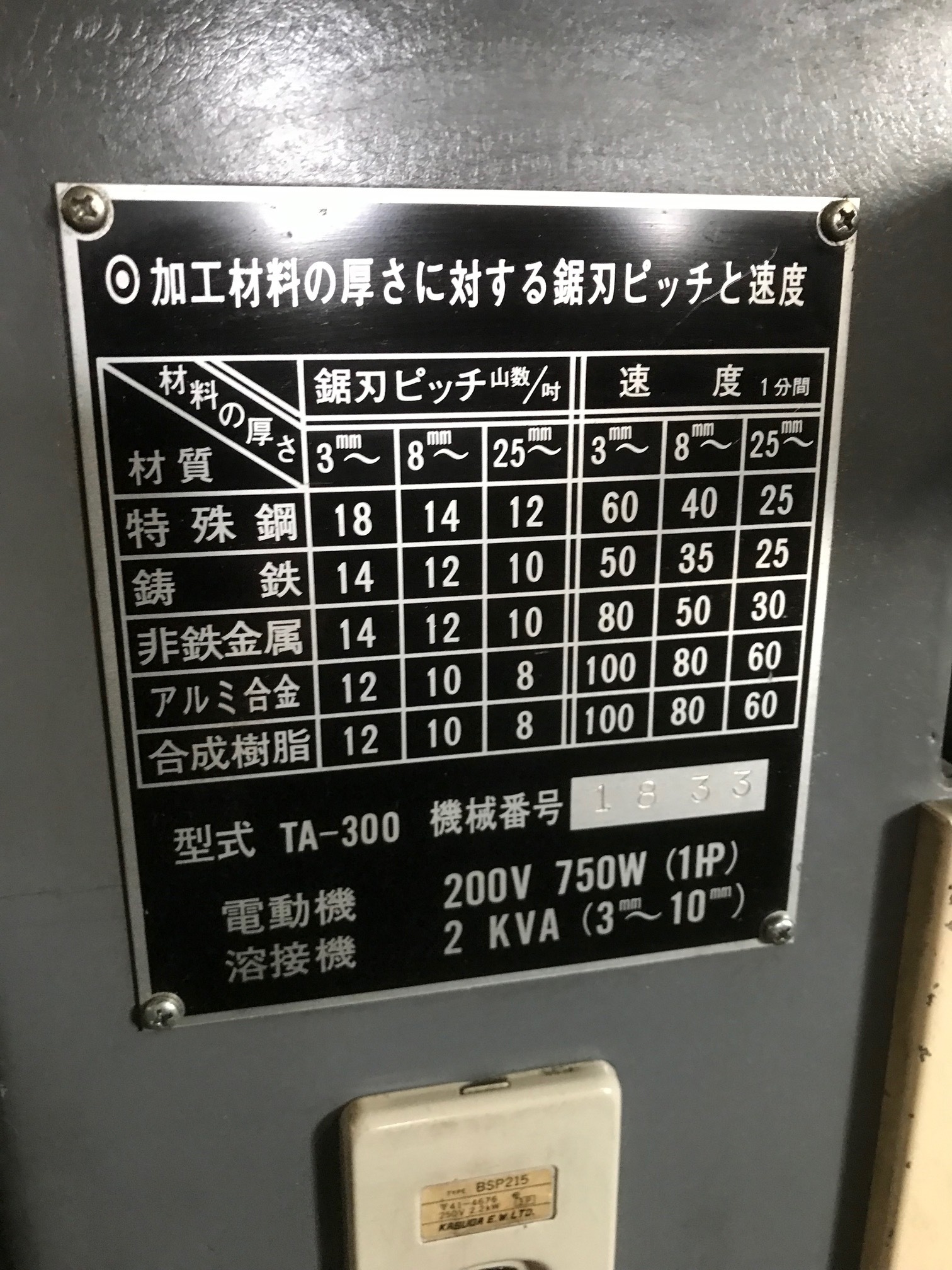 アンドソー コンターマシン TA-300DX
