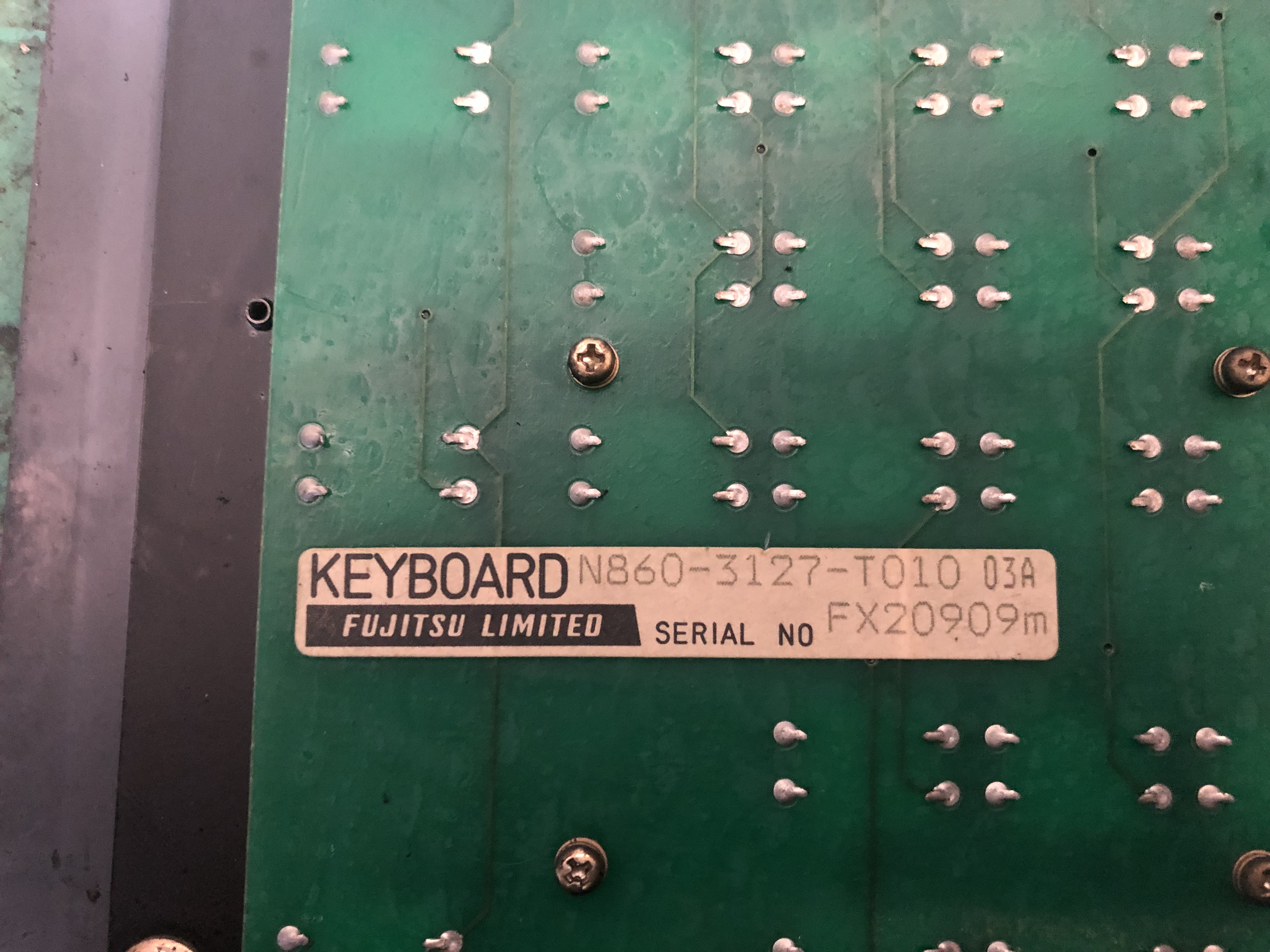 ファナック/FANUC キーパッド A02B-0092-C135