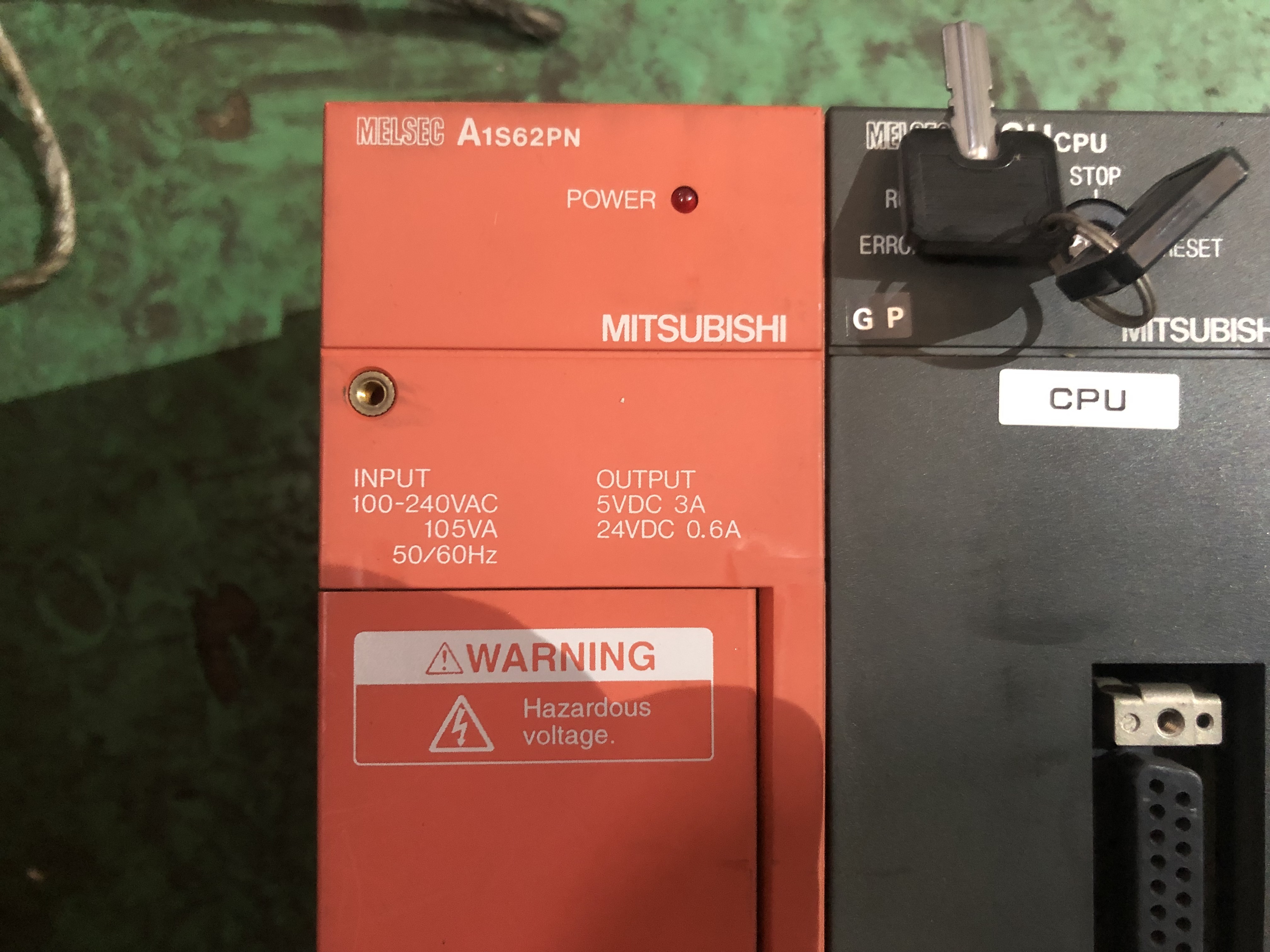三菱電機/MITSUBISHI 電源ユニット A1S62PN/A1SHCPU/A1SX40/A1SY10