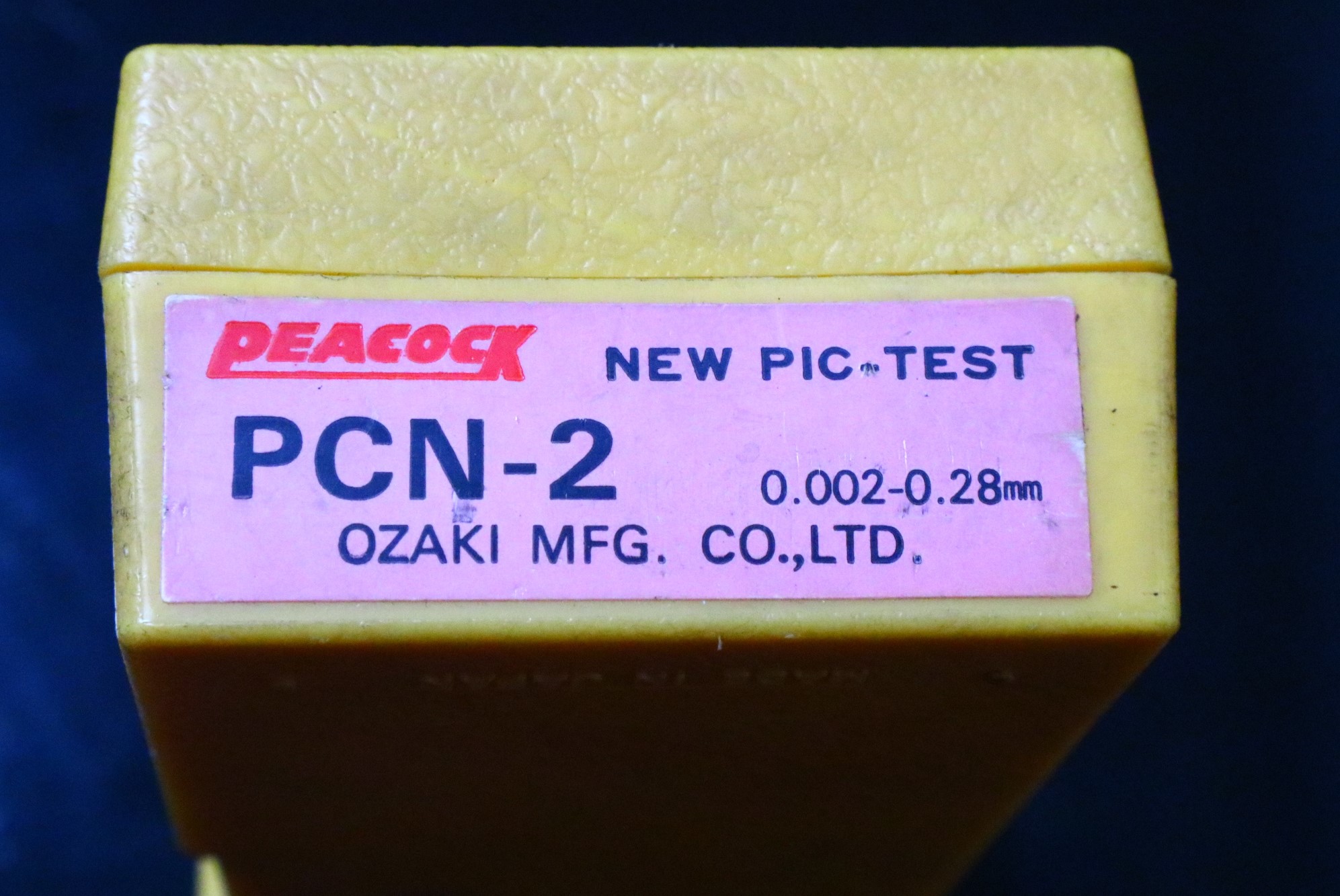 PEACOCK ピックテスト PEACOCK  NEW PIC-TEST  0.002-0.28mm
