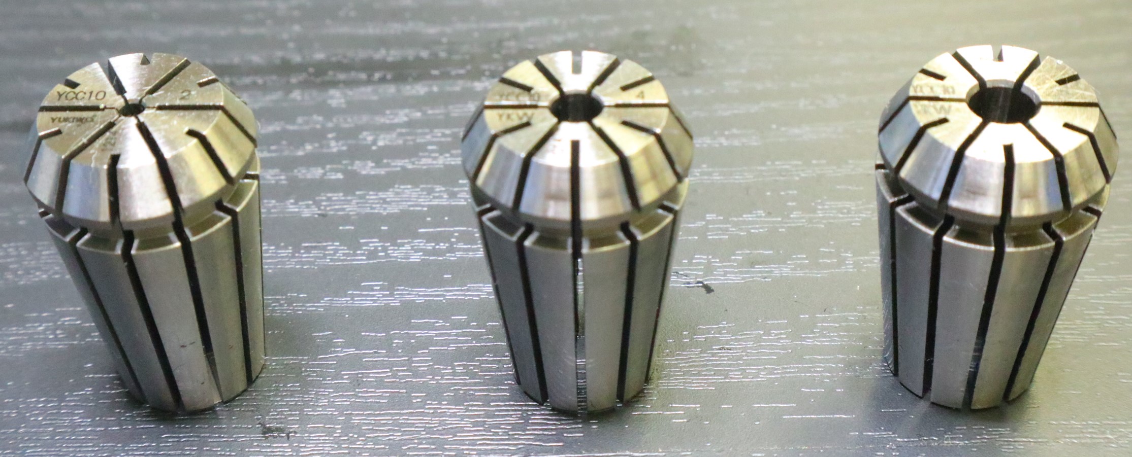 ユキワ精工 スプリングコレットセット ユキワ精工　スプリングコレット　YCC10 3個 2×1個 4×1個　5×1個