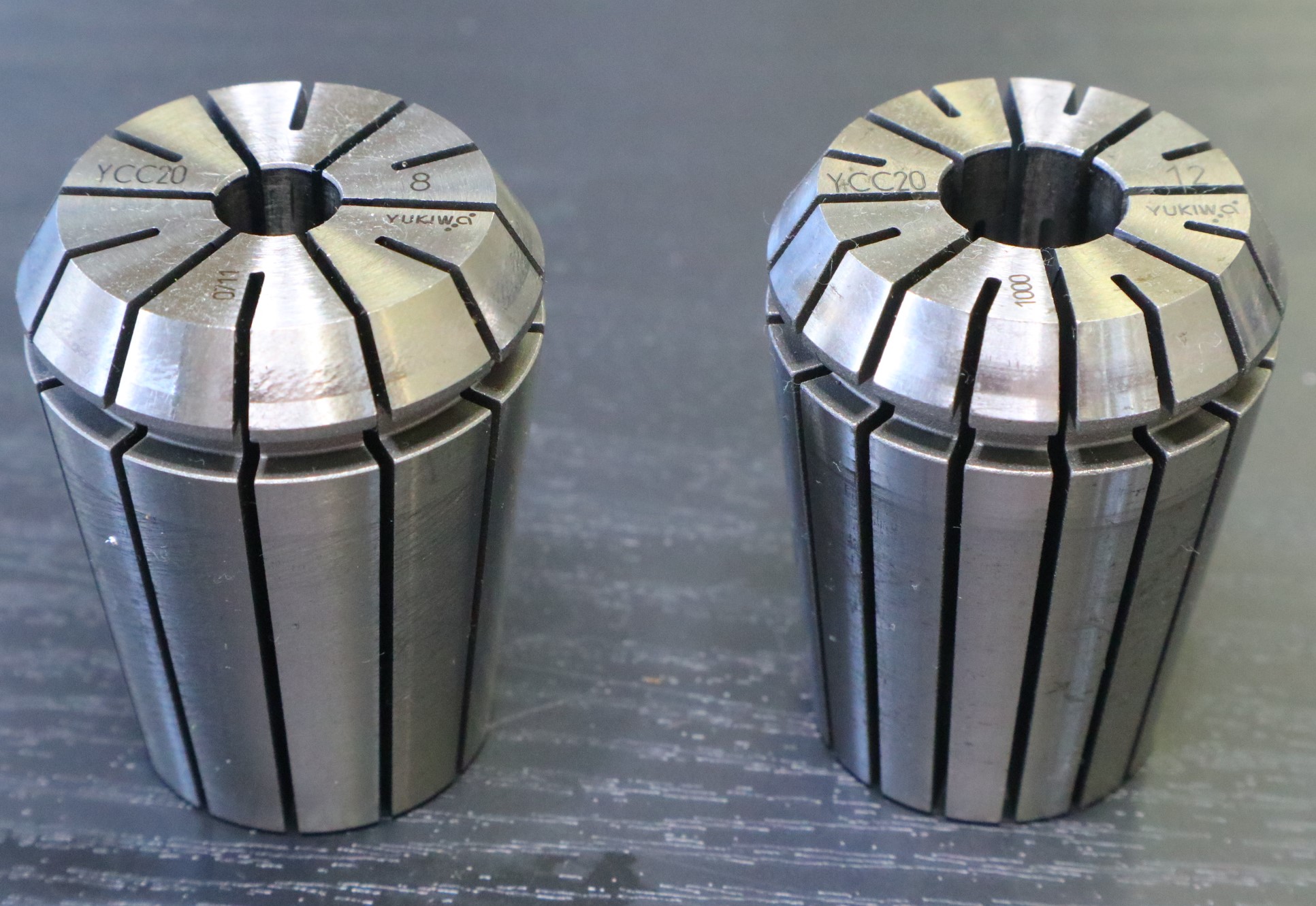 ユキワ精工,YUKIWA, スプリングコレットセット ユキワ精工　スプリングコレット　YCC20  計2個 8×1個 12×1個