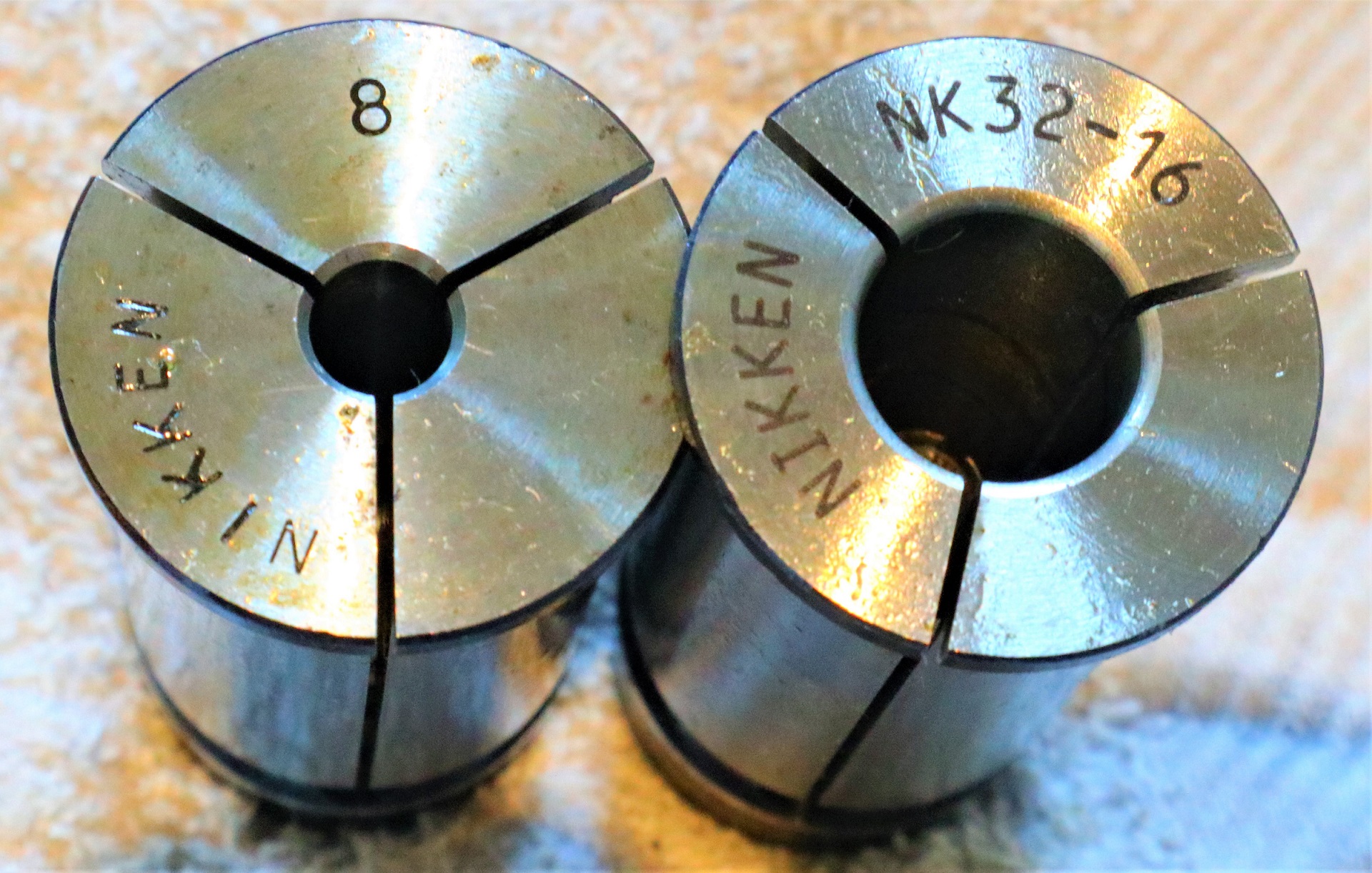 日研,NIKKEN, ストレートコレット 日研ストレートコレット 　 　NK32 　8・16　ナット付　計2個