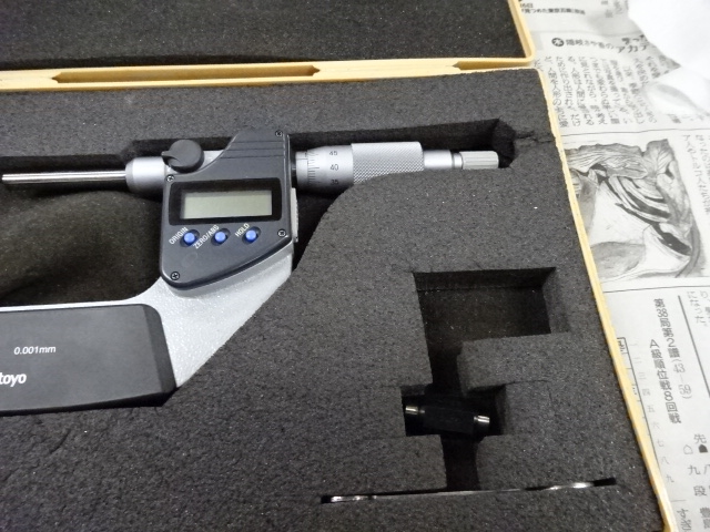 MITUTOYO｜ミツトヨ デジタル外側マイクロメーター OMV-50M