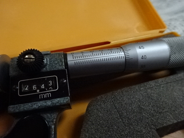 MITUTOYO｜ミツトヨ カウント歯厚マイクロメーター GMA-25K