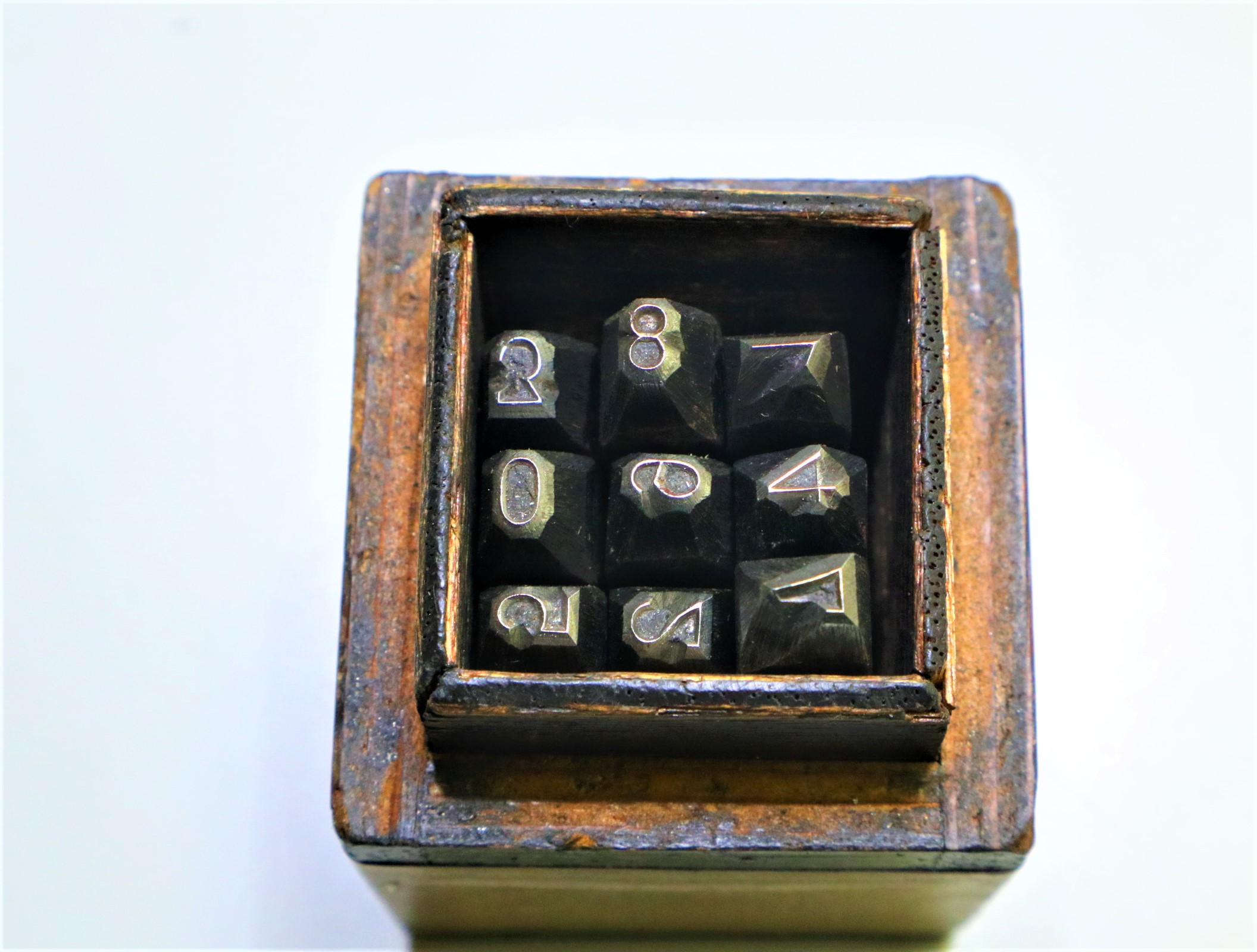 不明 刻印セット 刻印セット　5mm 　0～8