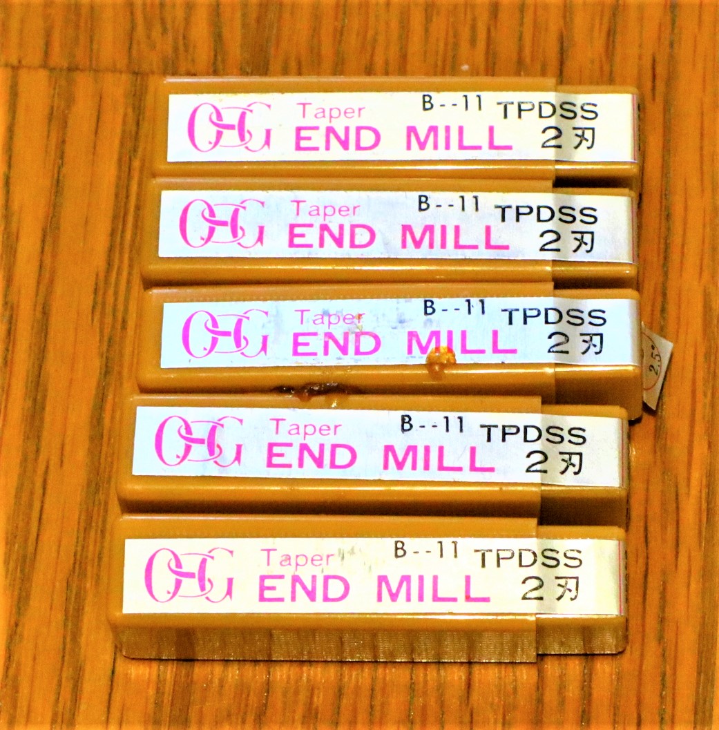 OSG エンドミル TPDSS 3 2.5°　5個　未使用