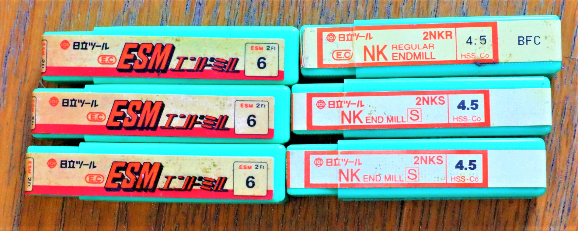 日立ツール エンドミル 6×3　4.5×3　計6個　未使用