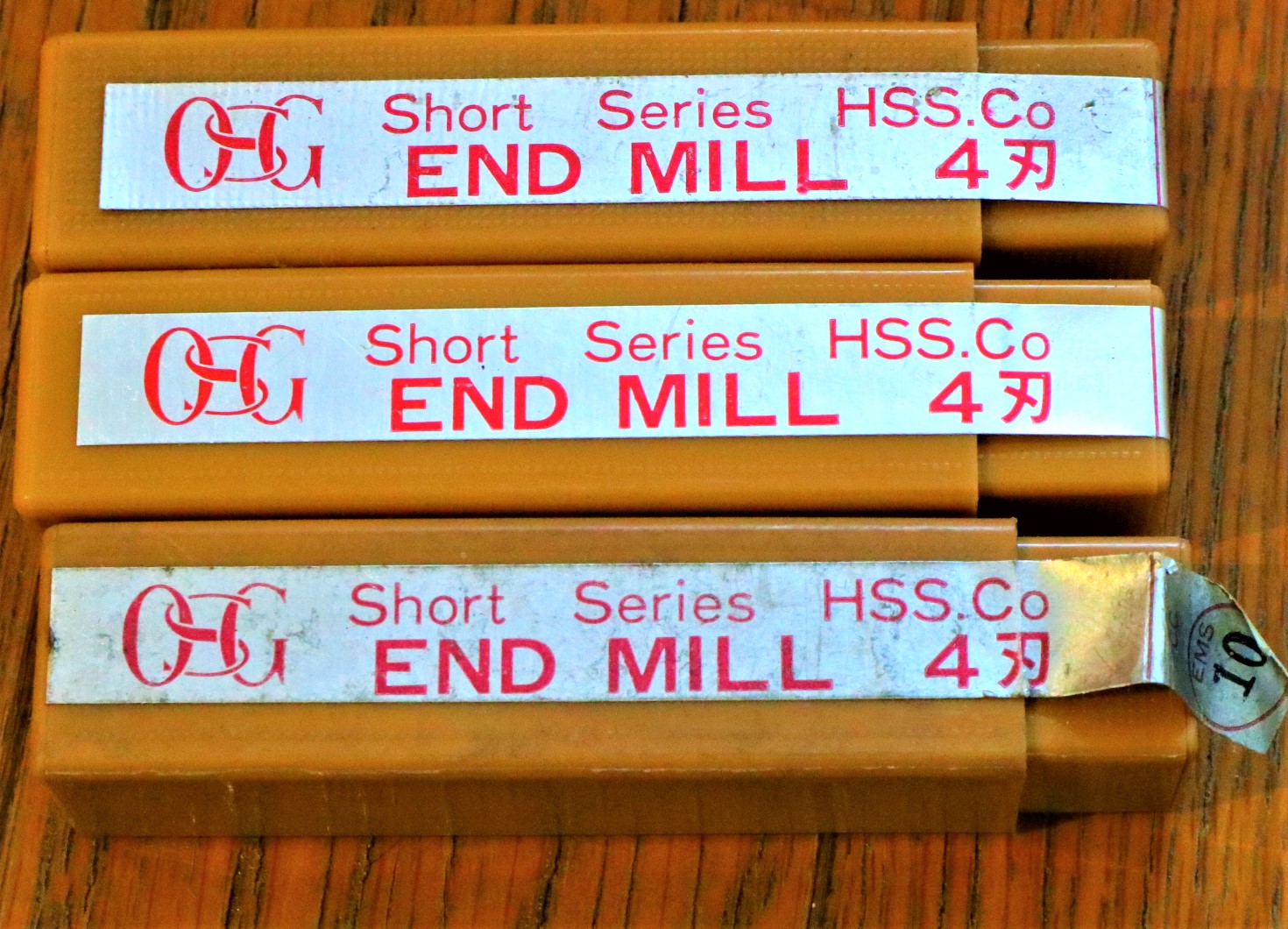 OSG エンドミル 4枚刃　10　12×2　3個　未使用